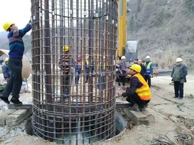 【工程履約】十堰一級公路項目完成首根橋梁樁基